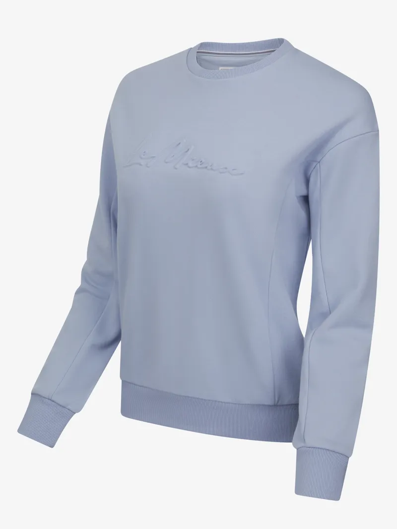 LeMieux Chloe Crew Neck Sweatshirt Ladies in Mist-1